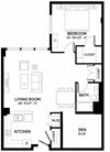 Kimball Towers A1I floor plan